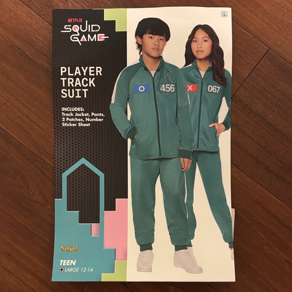 NWT Squid Game Player Track Suit